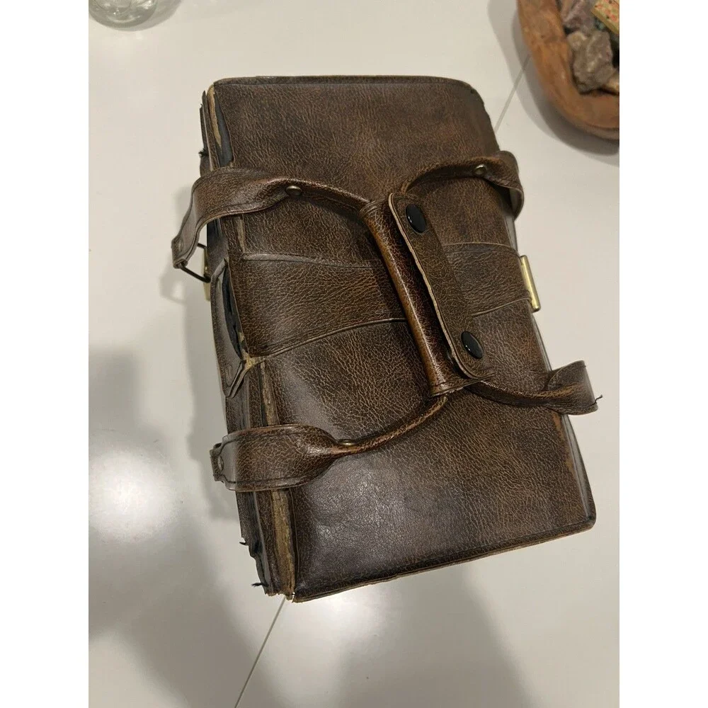 Genuine Cowhide Leather Camera Bag Vintage Rare